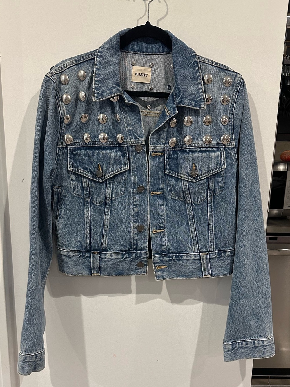 KHAITE Studded Rizzo Jean Jacket - Picture 9 of 15